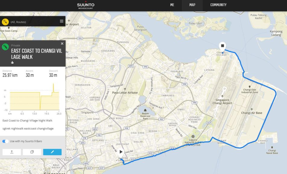 East Coast to Changi Village Night Walk