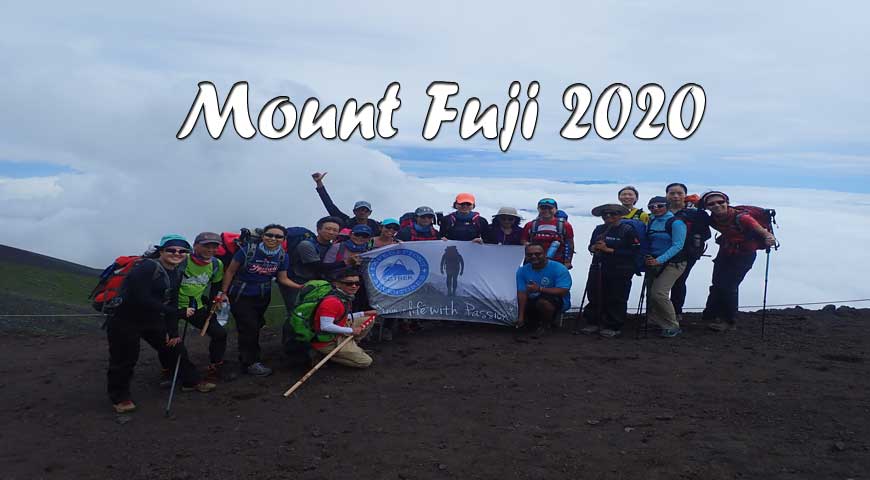 4D3N CLIMBING MT. FUJI 2020