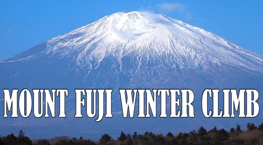 3d2n Mt Fuji Winter Climb Sgtrek