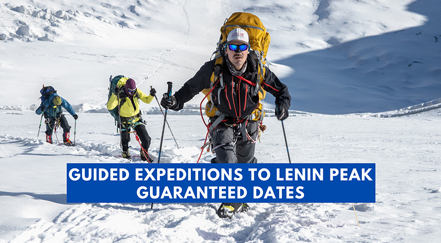 Guided Expeditions to Lenin Peak 2023