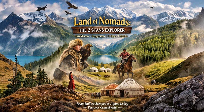Land of Nomads: The 2 Stans Explorer 2026
