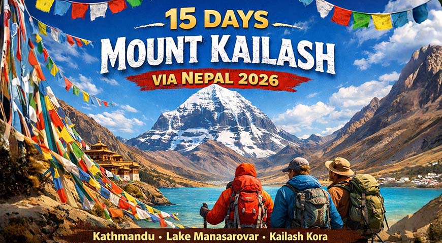 15 Days Mount Kailash via Nepal 2026