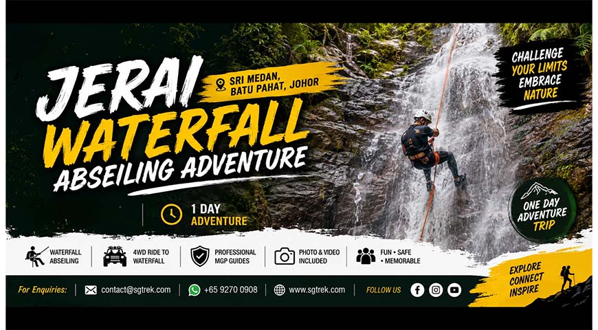 Jerai Waterfall Abseiling Adventure 2026