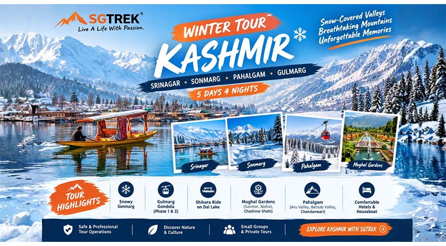 5D4N-Christmas Winter Kashmir Tour 2026